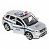 Машина Полиция Suzuki Vitara 12 см серебристая двери и багажник открываются металлическая  - миниатюра №4