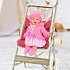 Кукла озвученная Азалия в ярко-розовом 27 см говорит-смеётся мягконабивная  - миниатюра №4
