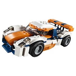 Конструктор из серии Криэйтор - Оранжевый гоночный автомобиль (Lego, 31089) - миниатюра