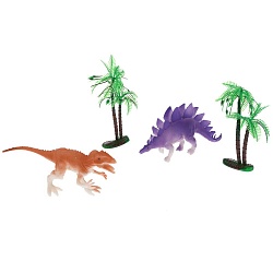 Набор игрушек из пластизоля Динозавры меняют цвет в воде (Играем вместе, 2007Z047-R) - миниатюра
