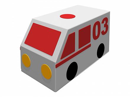 Мягкая контурная игрушка - Фургон - Скорая помощь 
