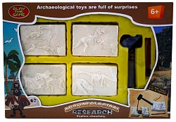 Набор для раскопок из гипса - Динозавры (Junfa, 9433) - миниатюра