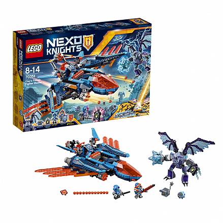 Lego Nexo Knights. Самолёт-истребитель Сокол Клэя 