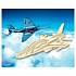 Модель деревянная сборная - Самолет F16, 3 пластины  - миниатюра №3