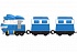 Robot Trains. Паровозик с двумя вагонами – Кей  - миниатюра №1