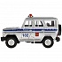 Машина металлическая инерционная UAZ Hunter – Полиция, 12 см, свет, звук, открываются двери  - миниатюра №3