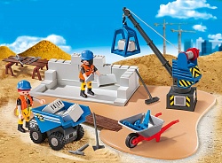 Игровой набор из серии «Супер набор» - Стройка (Playmobil, 6144pm) - миниатюра