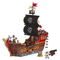 Игровой набор - Пиратский корабль (KidKraft, 10501_KE) - миниатюра