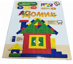 Мозаика магнитная без игрового поля – Домик (Десятое королевство, 01655ДК) - миниатюра