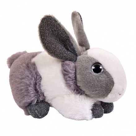 Игрушка мягкая Кролик серый, 15 см 