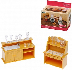 Игровой набор Кухня с раковиной и посудой (Наша игрушка, B03) - миниатюра