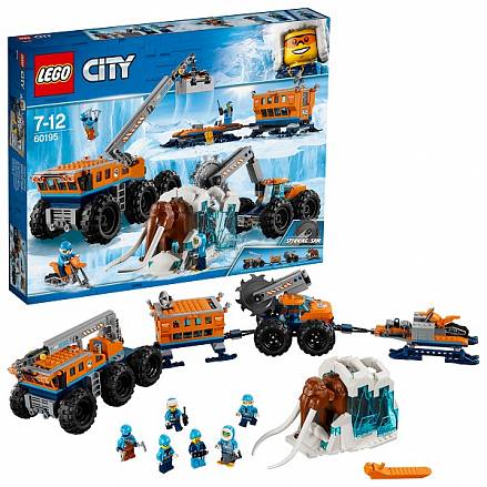 Конструктор Lego City - Арктическая экспедиция. Передвижная арктическая база 