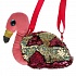 Мягкая сумочка в виде фламинго 15 см  - миниатюра №7