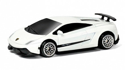 Металлическая машина - Lamborghini Gallardo LP570-4, 1:64, белый 