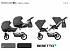 Детская коляска Bebetto 42 2017 для двойни 2 в 1, шасси белая/BIA, цвет – 04  - миниатюра №3