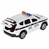Модель Полиция Hyundai Santa Fe свет-звук 12 см двери и багажник открываются инерционная металлическая  - миниатюра №2