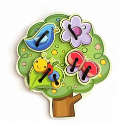 Шнуровка деревянная – Дерево (Тимбергрупп, IG0072) - миниатюра
