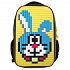 Пиксельный рюкзак Full Screen Biz Backpack WY-A009, цвет – желтый  - миниатюра №4