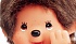 Мягкая игрушка – мальчик в красном слюнявчике Мончичи, 20 см.  - миниатюра №1