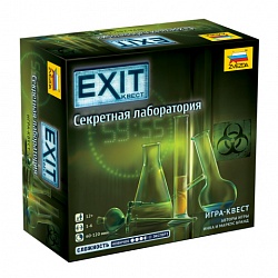 Настольная игра Exit-квест - Секретная лаборатория (Звезда, 8970) - миниатюра