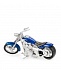 Модель металлическая – Мотоцикл Чоппер 14,5 см, подвижные элементы, несколько видов  - миниатюра №6