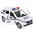 Машина металлическая Lada Xray Полиция 12 см, открываются двери, инерция, белая  - миниатюра №2
