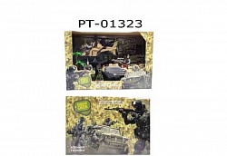 Набор военной техники с фигуркой и аксессуарами - Боевая сила (Abtoys, PT-01323) - миниатюра
