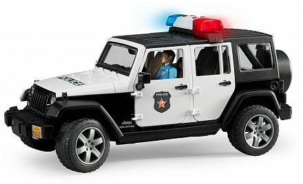 Внедорожник Bruder Jeep Wrangler Unlimited Rubicon - Полиция с фигуркой 
