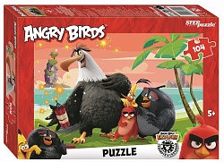 Пазл Angry Birds, 104 деталей (Степ пазлы, 82191) - миниатюра
