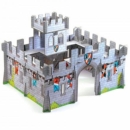 Конструктор из картона - Средневековый замок, 31 деталь 