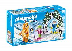 Игровой набор из серии Зимние виды спорта - Урок катания на лыжах (Playmobil, 9282pm) - миниатюра