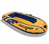 Надувная лодка - Челленджер 2 с веслами и насосом, серия Challenger, 236 х 114 х 41 см  - миниатюра №3