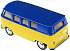 Металлический инерционный автобус RMZ City - Volkswagen Type 2 T1, 1:32, 5 цветов  - миниатюра №10