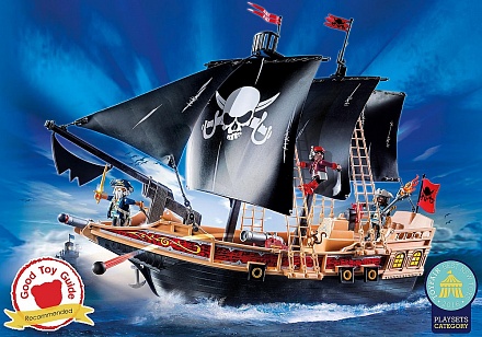 Игровой набор из серии Пираты - Пиратский боевой корабль 
