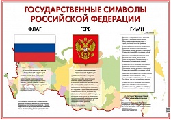 Плакат - Государственные символы Российской Федерации (Гео-Трейд, 4626014930476) - миниатюра