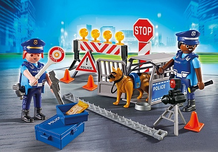 Игровой набор из серии Полиция: Блокпост Полиции 