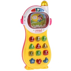 Телефон обучающий, свет и звук (Playsmart, A848-H33002) - миниатюра