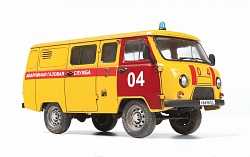 Сборная модель – УАЗ 3909 Аварийная газовая служба (Звезда, 43003з) - миниатюра