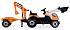 Трактор Smoby педальный строительный с 2-мя ковшами и прицепами  - миниатюра №1
