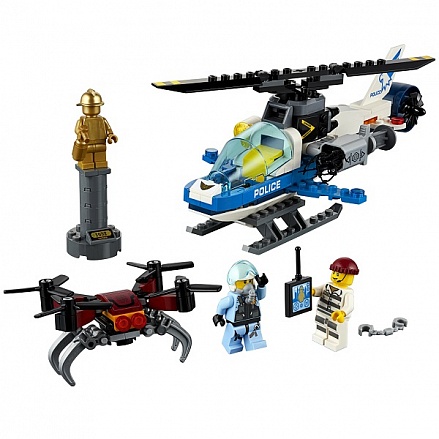 Конструктор Lego City Police - Воздушная полиция: погоня дронов 