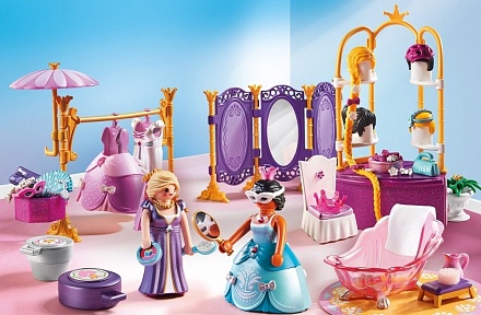 Игровой набор из серии Замок Принцессы: Гардеробная с салоном 