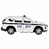 Модель Полиция Hyundai Santa Fe свет-звук 12 см двери и багажник открываются инерционная металлическая  - миниатюра №1