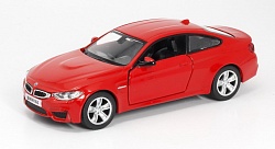 Металлическая машина - BMW M4 Coupe, 1:36, красный (RMZ City, 554035-RD) - миниатюра