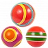 Мяч диаметр 150 мм. грунтованный окрашенный вручную, разные цвета  - миниатюра №1