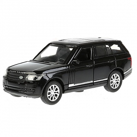Металлическая инерционная машина - Range Rover Vogue, черный, 12 см 