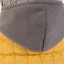 Мягкая игрушка - Басик в желтой жилетке с серым капюшоном, 22 см.  - миниатюра №4