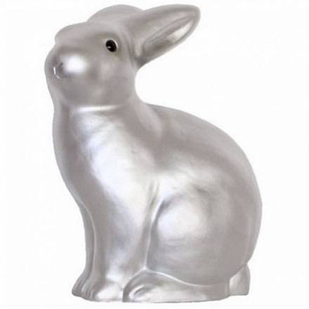 Ночник – Кролик, серебряный, 25 см 