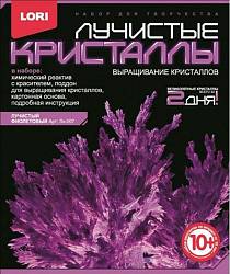 Набор для экспериментов - Лучистые кристаллы - Фиолетовый кристалл (Лори, Лк-007) - миниатюра