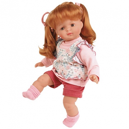 Кукла мягконабивная Ханна рыжая, 36 см 