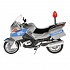 Мотоцикл ДПС, 12,5 см, металлический, свет, звук, подвижные элементы   - миниатюра №3